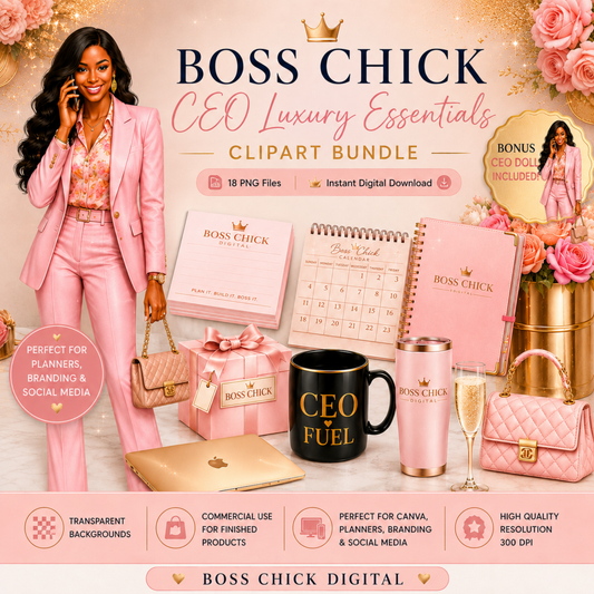 CEO Luxury Essentials | Premium PNG Clipart Collection